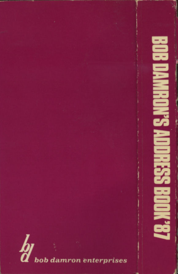 Bob Damron Guide, 1987