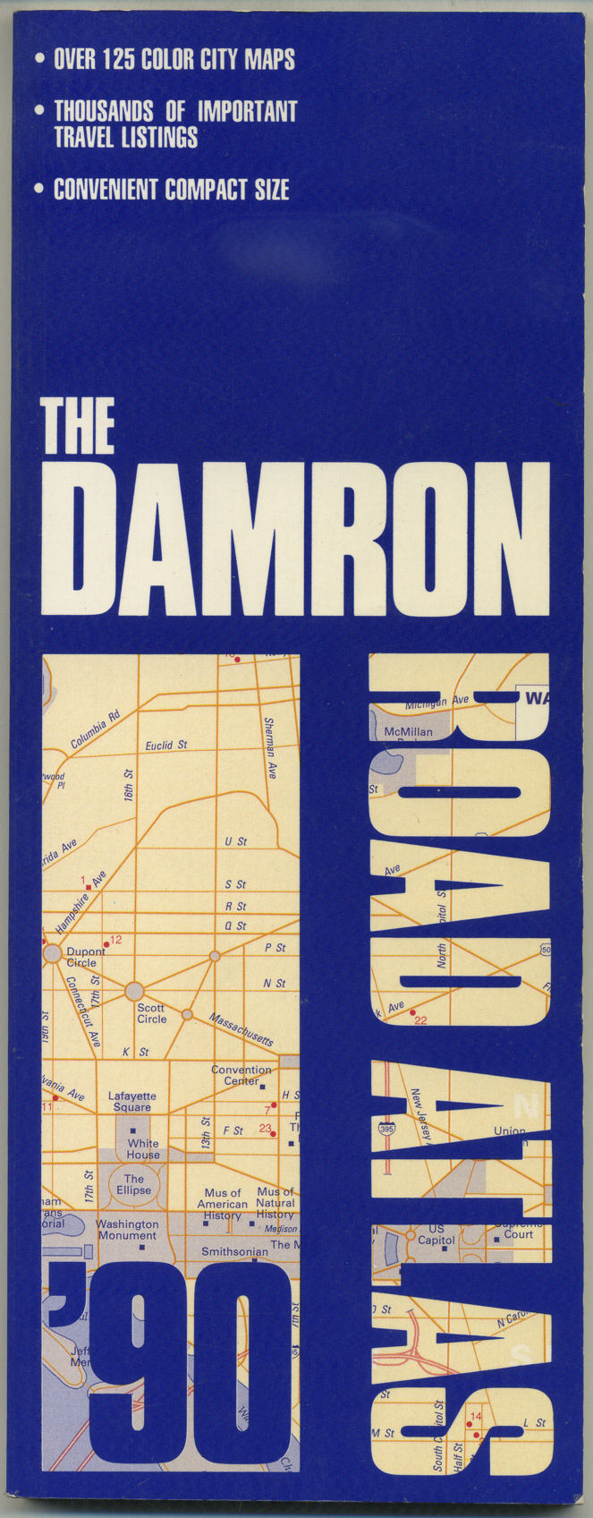 Damron Road Atlas, 1990