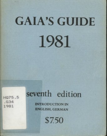 GAIA's Guide, 1981