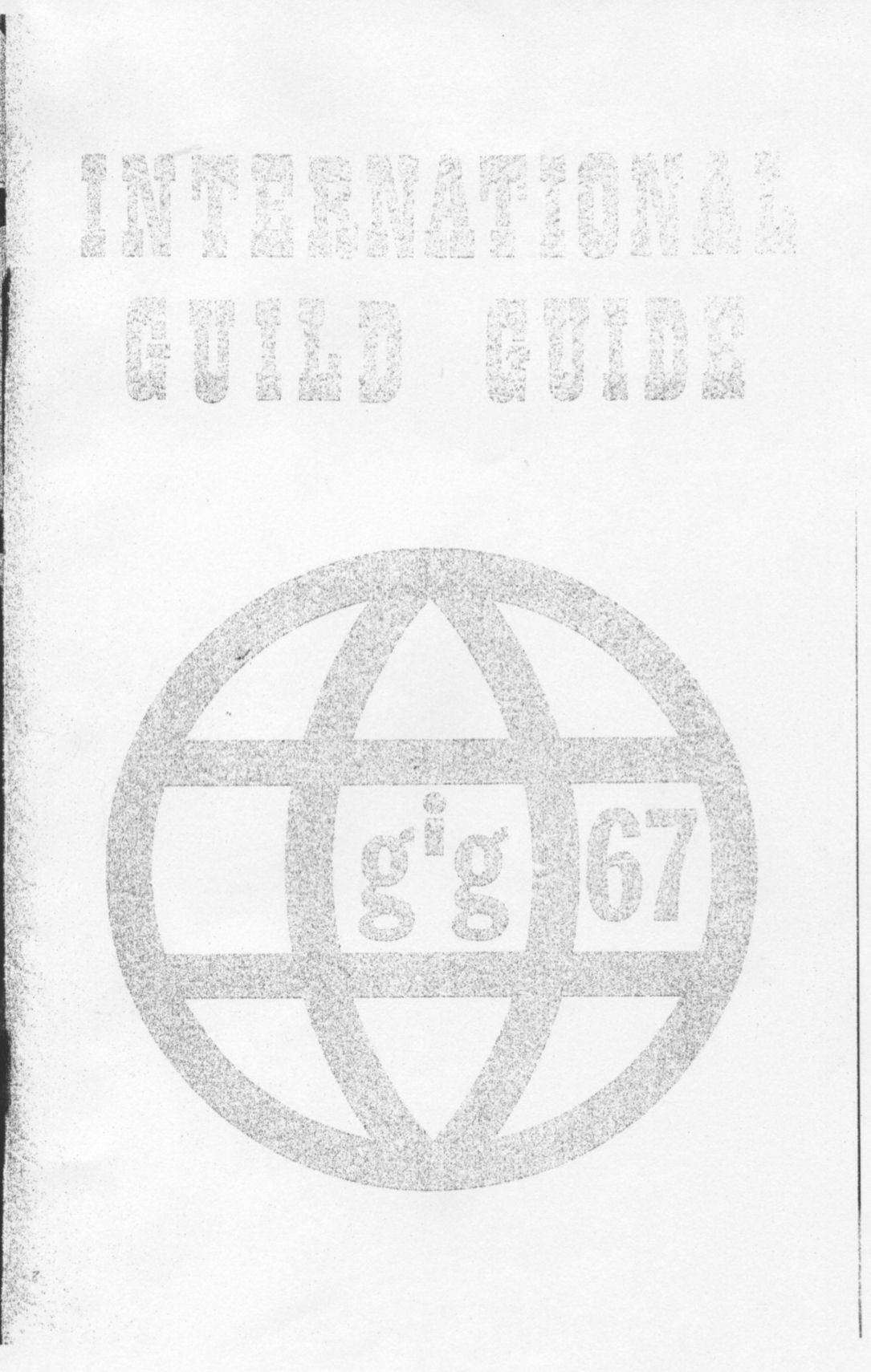 G-Guide, 1967